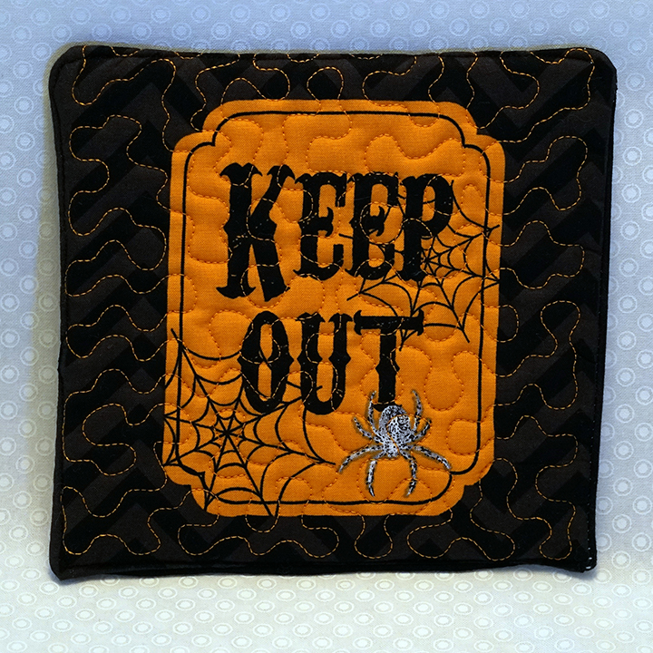 Halloween Mug Rug