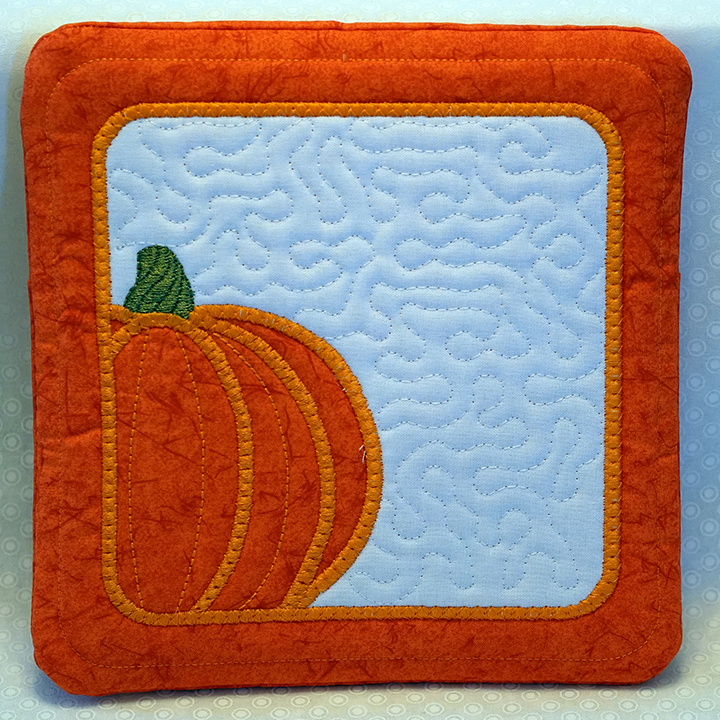 Pumpkin Mug Rug