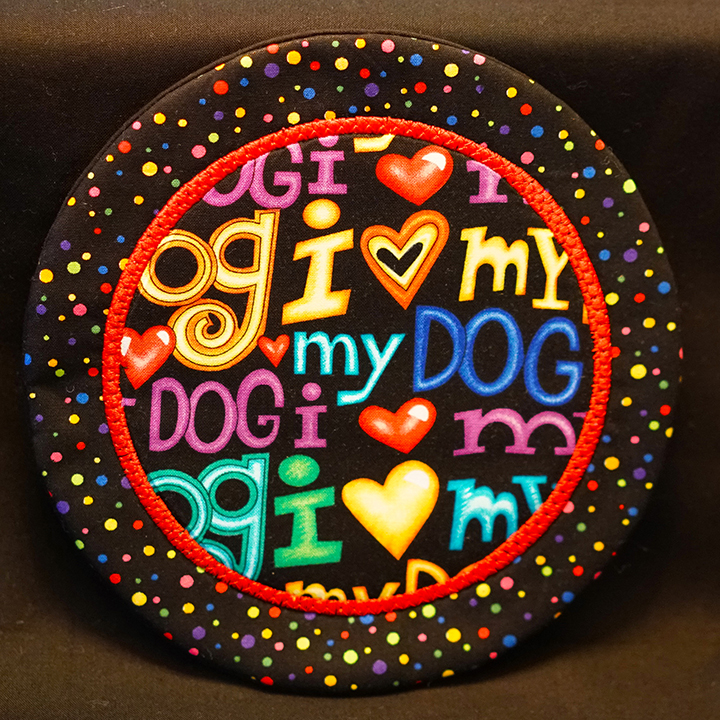 Love my dog mug rug