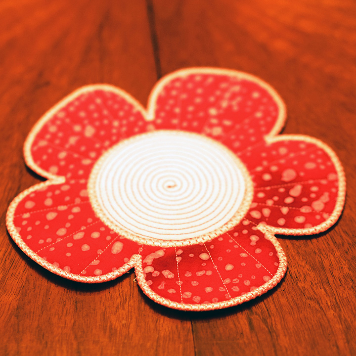 Flower Mug Rug